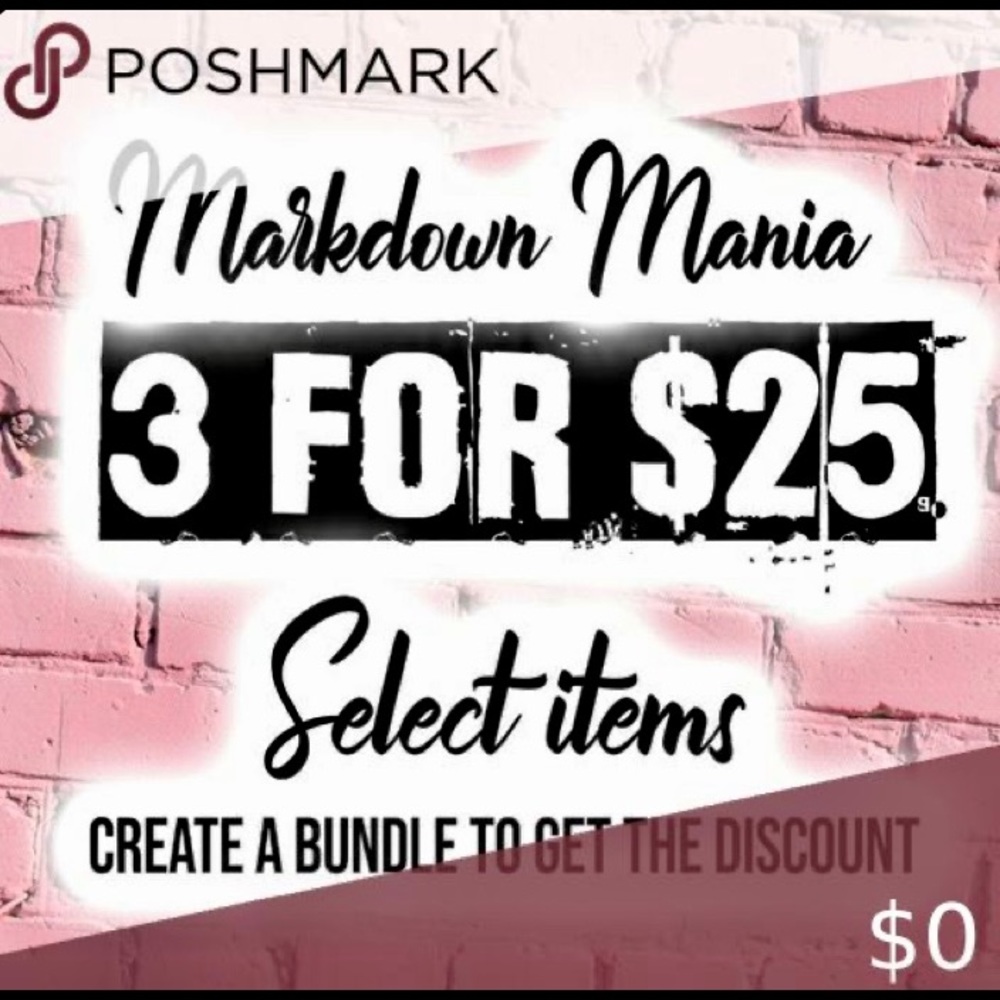 All items marked with 3/$25... create a bundle!!!!